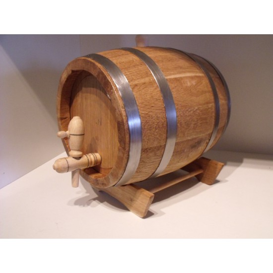 Hordó tölgyfa 4 literes - csappal