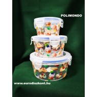 Ételtároló Patenta  3 db/szett Ételtároló Patenta  3 db/szett
