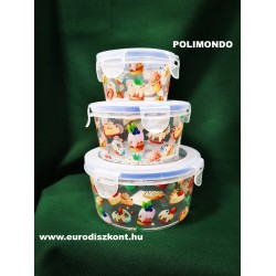 Ételtároló Patenta  3 db/szett