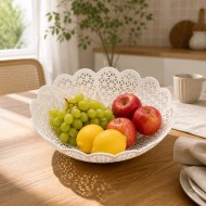 Kínáló kosár Cor beige 23 cm