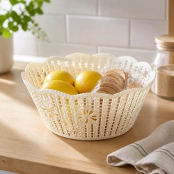 Kínáló kosár Rota beige 21 cm