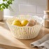 Kínáló kosár Rota beige 21 cm