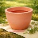 Óriás kaspó műanyag világos terracota Rota 60 cm