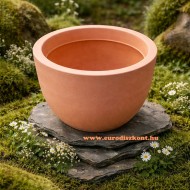 Óriás kaspó műanyag világos terracota Rota 45 cm