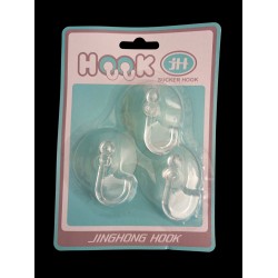 Tapadókorongos akasztó szett*3 lapon