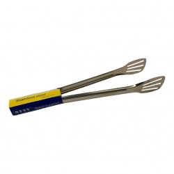 Fém grillcsipesz nemesacél - húscsipesz - süteménycsipesz- 24 cm