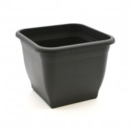 Műanyag szögletes virágcserép Italia Terra 58 cm