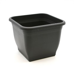 Műanyag szögletes virágcserép Italia Terra 58 cm