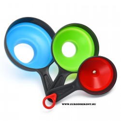 Szilikon befőző tölcsér szett 