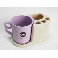 Fogkefetartó pohárral