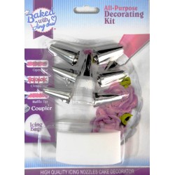 Habzsák - tortadíszítő szett