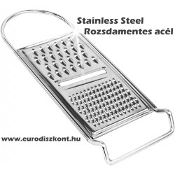 Lapos zöldségreszelő rozsdamentes acél 30*11 cm