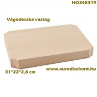 Vágódeszka vastag - hentes vágódeszka 31*22*2,8 cm