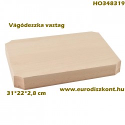 Vágódeszka vastag - hentes vágódeszka 31*22*2,8 cm