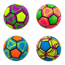 Foci mintás, színes gumilabda, 14 cm
