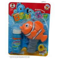 Buborékfújó pisztoly Bohóchal JT6090