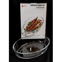 Hőálló üvegtál ovális 2,4L 30*21 cm Hőálló üvegtál ovális 2,4L 30*21 cm