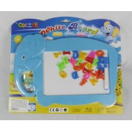 Mágnestábla betükkel, írható