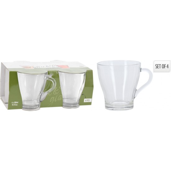 Üvegbögre szett*4 Brasil 300 ml Üvegbögre szett*4 Brasil 300 ml