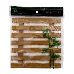 Bambusz edény alátét négyzet forma 17*17 cm