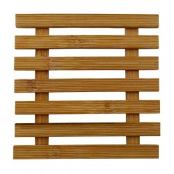Bambusz edény alátét négyzet forma 17*17 cm