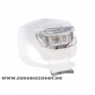 Led szilikon biciklilámpa első - Fehér- led kerékpárlámpa Led szilikon biciklilámpa első - Fehér- led kerékpárlámpa