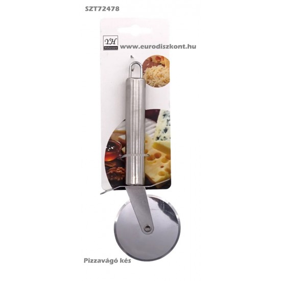 Pizzavágó rozsdamentes acél 19 cm Pizzavágó rozsdamentes acél 19 cm