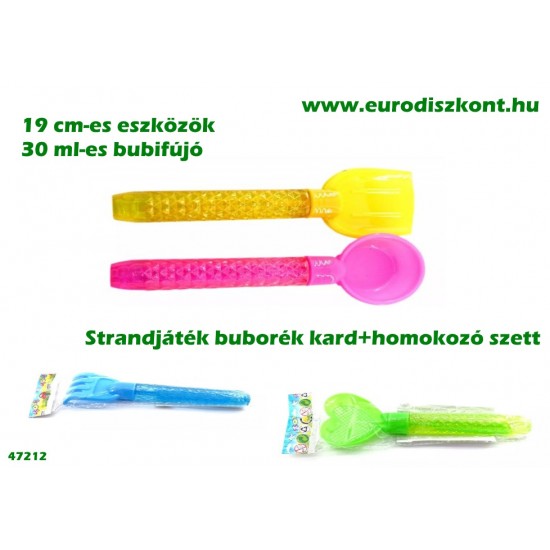 Buborékfújó kard Vitéz 50 ml 27 cm