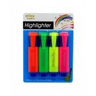 Szövegkiemelő szett*4 Office trend H5788