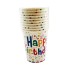 Papírpohár Happy Birthday szett 10 darab