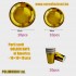Papírpohár és tányér Golden Days szett 30 db/szett 729