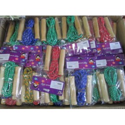 Ugrálókötél fanyelű 225 cm