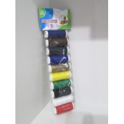 Cérna színes 10 tekercs