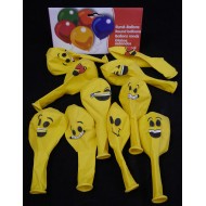 Lufi - Emoji - 30 cm 10db/szett Lufi - Emoji - 30 cm 10db/szett