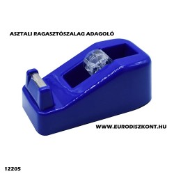 Ragasztószalag adagoló asztali 19mm, széles szalagokhoz nehezékkel ellátott