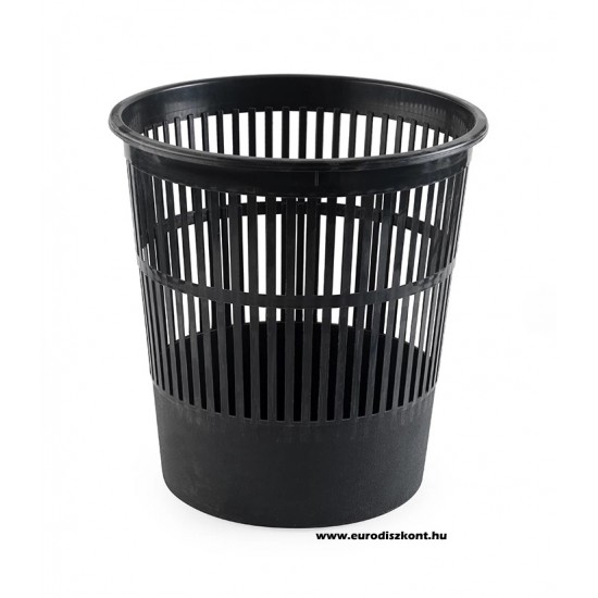 Papírkosár 16l, műanyag rácsos 315x305mm, recy fekete Papírkosár 16l, műanyag rácsos 315x305mm, recy fekete