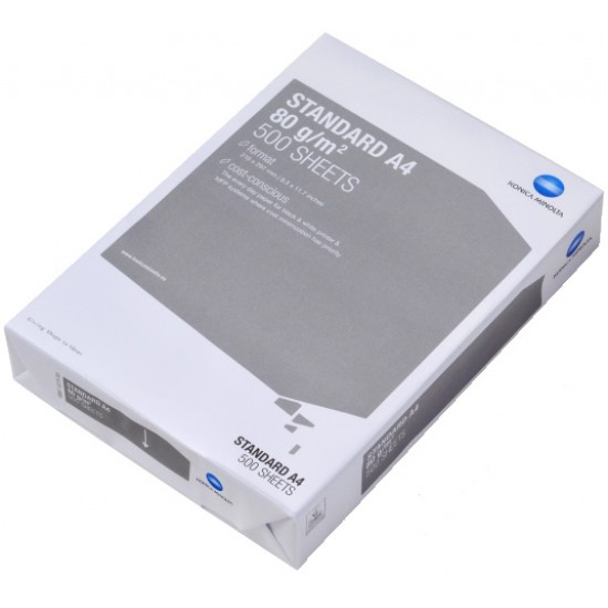 Fénymásolópapír A4, 80g, Konica Minolta Standard 500ív/csomag Fénymásolópapír A4, 80g, Konica Minolta Standard 500ív/csomag