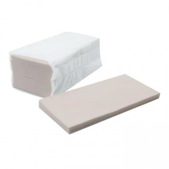 Kéztörlő 1 rétegű V hajtogatású 200 lap/csomag lapméret: 21 x 25cm Polimondo® natúr