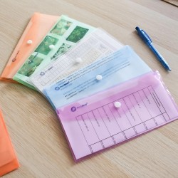 Csekktartó tasak - Patentos irattartó tasak 22*11 cm