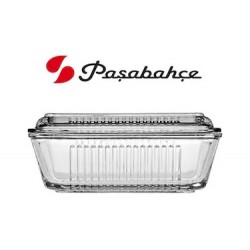 Vajtartó tetővel - üveg vajtartó - sajt tároló