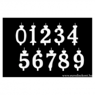 Számgyertya 7 cm 10 féle