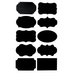 Fűszercimke fekete 5*10db