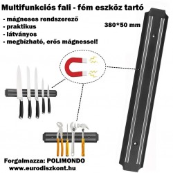 Mágneses konyhai eszköz - késtartó - fémeszköz tároló 38 cm