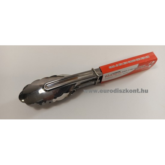 Fém salátacsipesz - kagylófejű salátacsipesz 22 cm