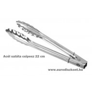 Fém salátacsipesz - kagylófejű salátacsipesz 22 cm Fém salátacsipesz - kagylófejű salátacsipesz 22 cm