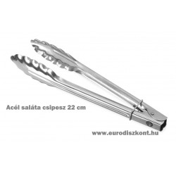 Fém salátacsipesz - kagylófejű salátacsipesz 22 cm