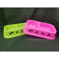 Kutyatál osztott 27*14 cm