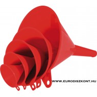 Tölcsér szett műanyag*5