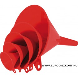 Tölcsér szett műanyag*5