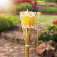 Citronella illatgyertya + fáklya - bambusz - 75 x 6,5 cm Citronella illatgyertya + fáklya - bambusz - 75 x 6,5 cm